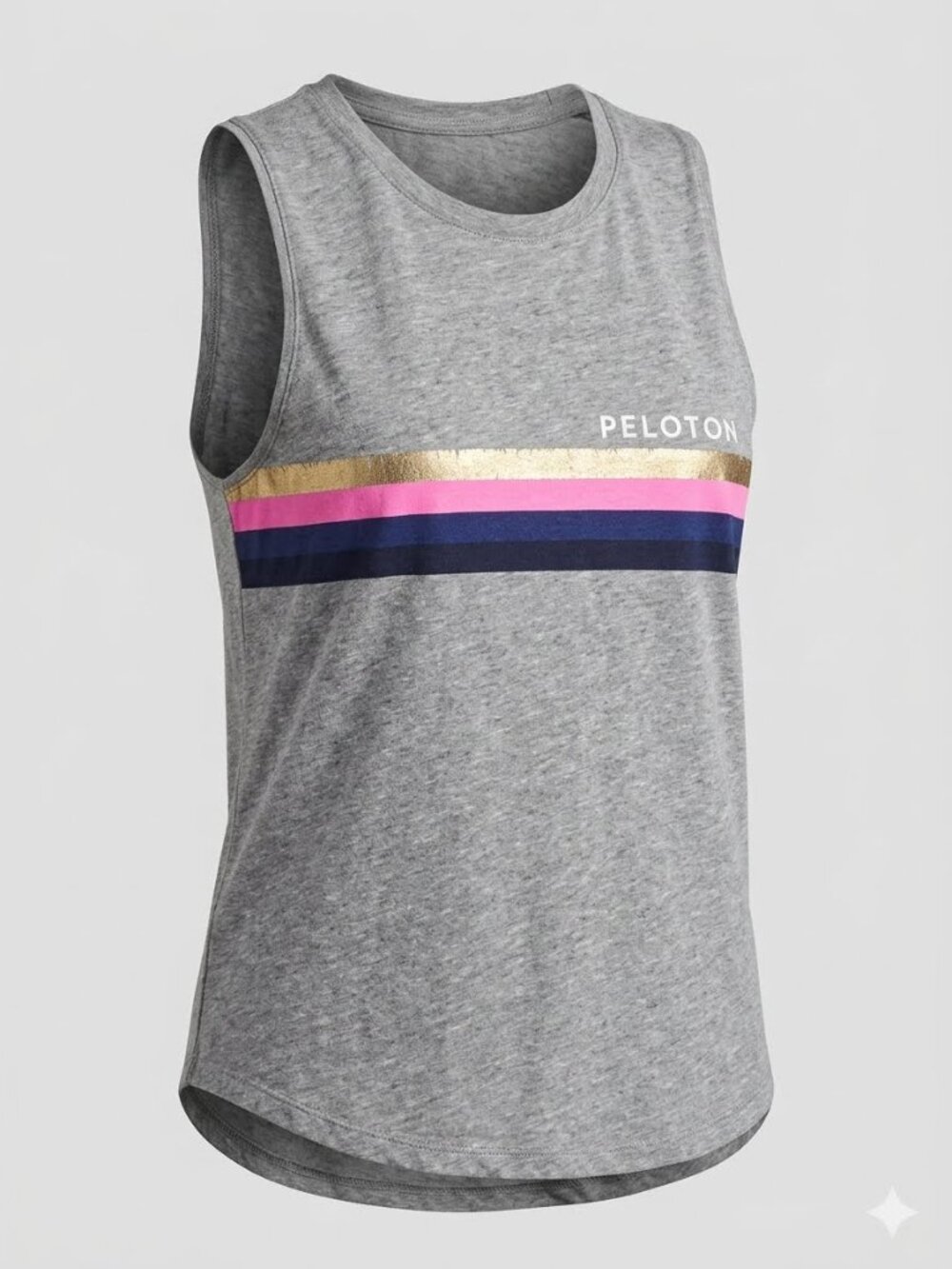 Spiritual Gangster Peloton Collaboration Gray Muscle Athletic Tank Top 3203